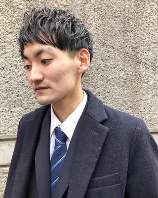 ヘアアレンジ メンズ メンズ特化✂️栗原 侑也のヘアスタイル