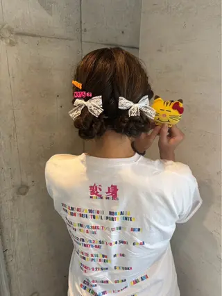 ロング ヘアアレンジ 美髪× ヘアセット✨Araiのヘアスタイル