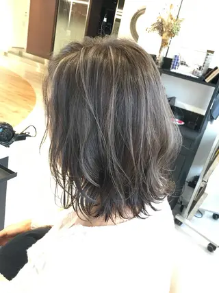 ミディアム ヘアアレンジ 金子 富士のヘアスタイル