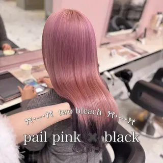 ロング カラー 💙ハイトーン韓国風 色白ヘア💙manaのヘアスタイル