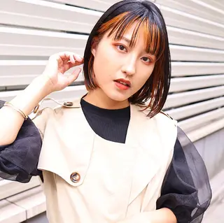 ショート カラー トレンドヘア🩶 艶髪🩶yoshiのヘアスタイル