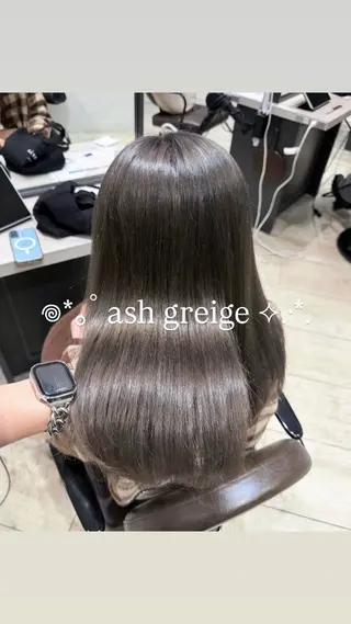 ロング カラー カナ🌀銀座/ カラーリスト/透明感のヘアスタイル