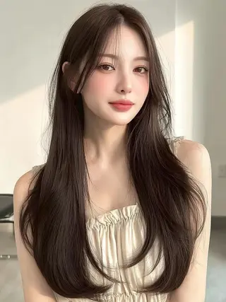 ロング ハイトーン/デザイン カラー/るいのヘアスタイル