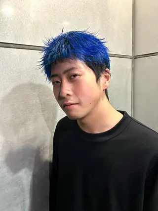 カラー lin.ブリーチ デザインカラーのヘアスタイル