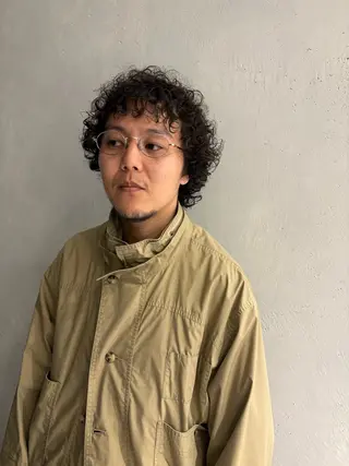 ショート パーマ メンズ 吉武 茂暉のヘアスタイル