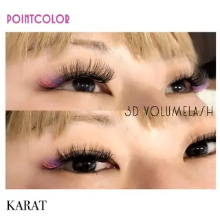 マツエク・マツパ ★KAEDE★伊勢崎 【KARAT】のマツエク・マツパデザイン