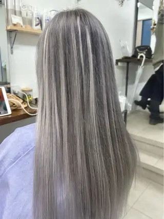 カラー ダブルスキルエクステ /羽エクステ白石宇由のヘアスタイル