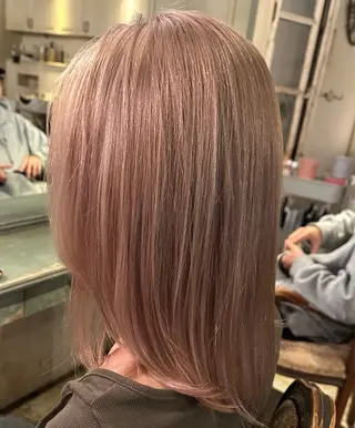 ミディアム カラー 弱酸性施術 🎀白石莉菜🎀のヘアスタイル