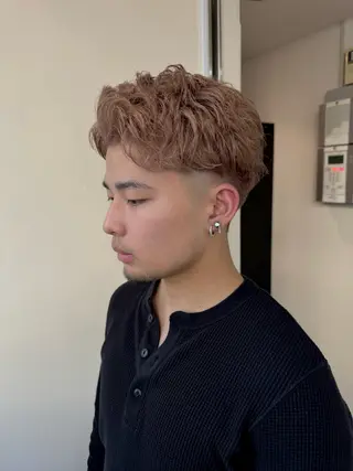 カラー メンズ 米元 春奈のヘアスタイル