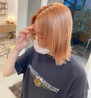 カラー 大山 茶子のヘアスタイル