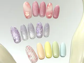 ネイル 池袋Uni nail 上品シンプルデザインのネイルデザイン