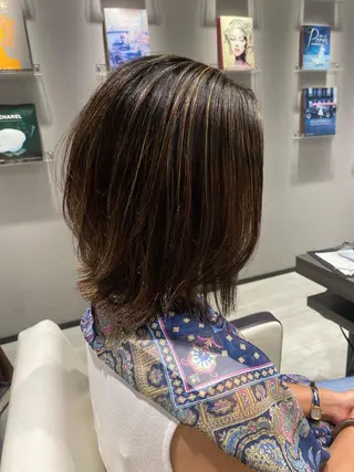 ミディアム カラー 宇田川 大輝のヘアスタイル