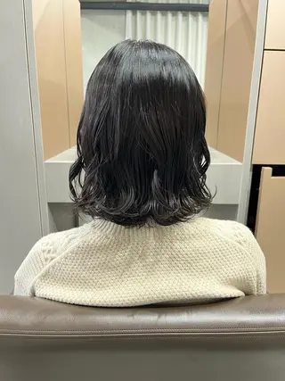 ショート パーマ ロングパーマ木村 ボブパーマのヘアスタイル