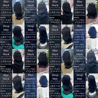 セミロング カラー ヘアアレンジ レイヤー×透明感カラ ーHAYATOのヘアスタイル