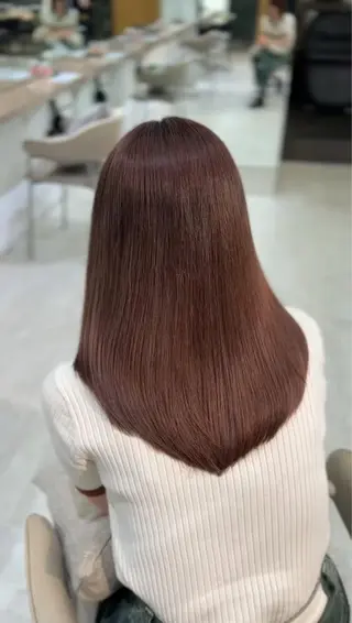 ミディアム カラー パーマ ⭐️似合わせボブ ⭐️かえでのヘアスタイル