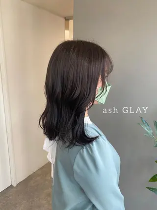ミディアム カラー ヘアアレンジ ボブ /ニュアンス/ satomi🧸💖のヘアスタイル