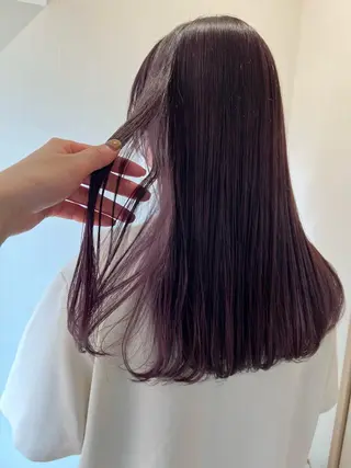セミロング カラー トレンドと似合わせ/ マンツーマン/西上楓のヘアスタイル