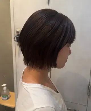 ショート 艶カラー 🩵NATSUKIのヘアスタイル