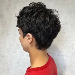 パーマ メンズ こだわりカラー🕊️ 坪井美南🌼のマツエク・マツパデザイン