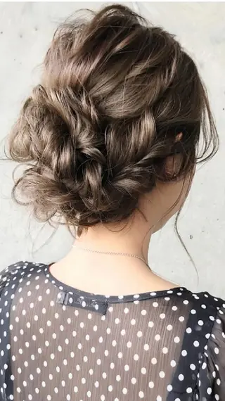 セミロング カラー パーマ ヘアアレンジ メンズ キッズ ネイル マツエク・マツパ 【西八王子】Siq ●FM●オーナーのヘアスタイル
