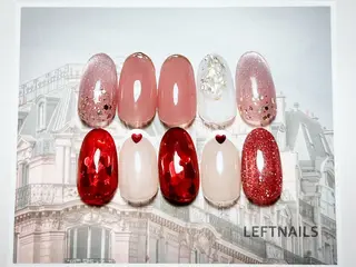 ネイル LEFTNAILS フィルインニュアンスのネイルデザイン