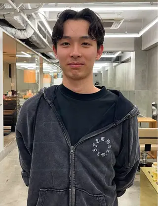 メンズ メンズカット パーマ[佐橋]のヘアスタイル