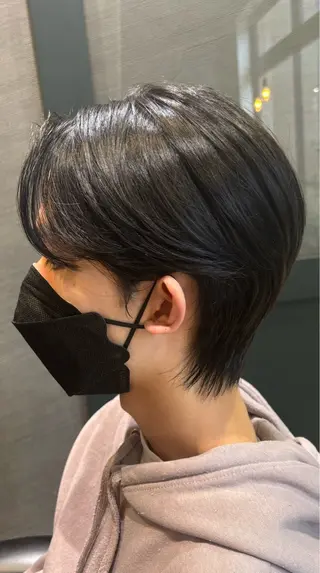 ショート メンズ 鼎一真ハイトーン/ パーマ/何でも屋さんのヘアスタイル