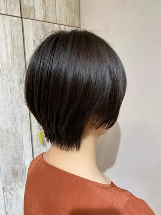 ショート 顔まわりカット🌟 くびれヘア/寺門遥輝のヘアスタイル