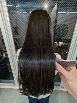 ロング 髪質改善.縮毛矯正 ×韓国ヘアyukiのヘアスタイル