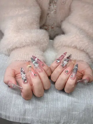 ネイル Lee Nails チップ長さだし専門店のネイルデザイン