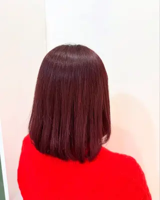 ミディアム カラー 大塚 しおりのヘアスタイル
