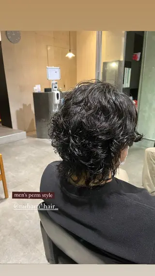 パーマ miharu/ 茨木 English OKのヘアスタイル