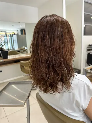 ロング パーマ メンズ得意です💥 ハユカといいます❗️のヘアスタイル