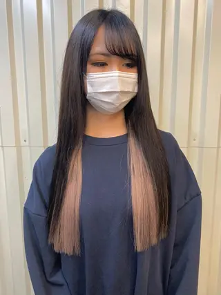 ミディアム fand AKANE のヘアスタイル