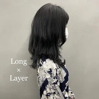 セミロング メンズ/ダブルカラー /パーマ/来栖慧💈のヘアスタイル