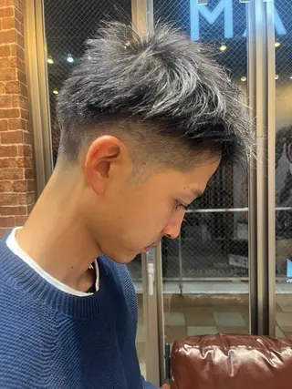 ショート カラー パーマ ヘアアレンジ メンズ キッズ ネイル マツエク・マツパ アイブロウ 久木原 ゆりのヘアスタイル