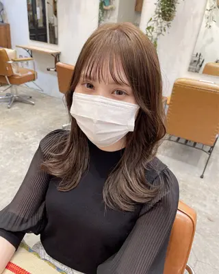 ロング カラー ヘアアレンジ レイヤーカット/ 田中 しょうのヘアスタイル