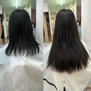 ロング カラー MOE🐈‍⬛🎀 エクステ/ワンホンのヘアスタイル