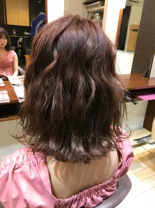 ミディアム 脇坂 誠也のヘアスタイル