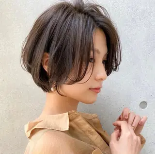 ショート ブリーチなし/透明感 /ショート/大世のヘアスタイル
