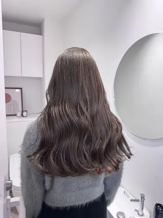 ロング 透明感カラー🫧⌇ AO🫐🩵のヘアスタイル