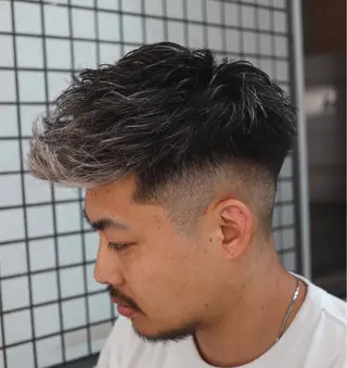 ショート カラー パーマ メンズ 💈men's💈 satoru中目黒のヘアスタイル