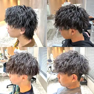 パーマ メンズ 梅田中崎町メンズ 美容師ユースケのヘアスタイル