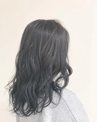 ロング カラー 大西 涼のヘアスタイル