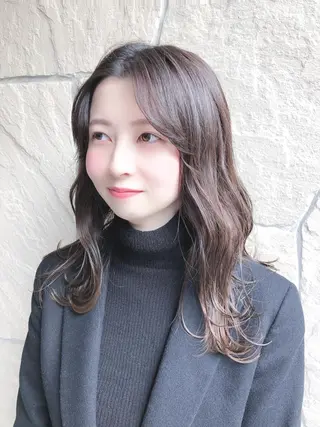 セミロング 魅力引き出しUP😉 ✂︎吉田尚矢✂︎のヘアスタイル
