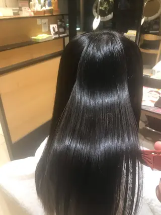セミロング 最高峰美髪矯正No1 toshiのヘアスタイル