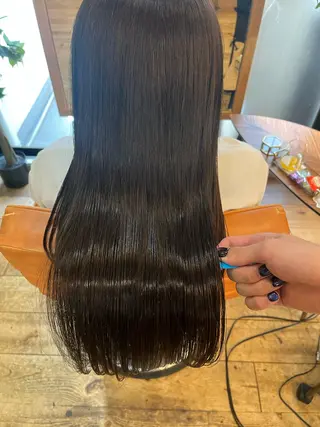 ロング ⚪️髪質改善 縮毛 店長 コウ⚪️のヘアスタイル