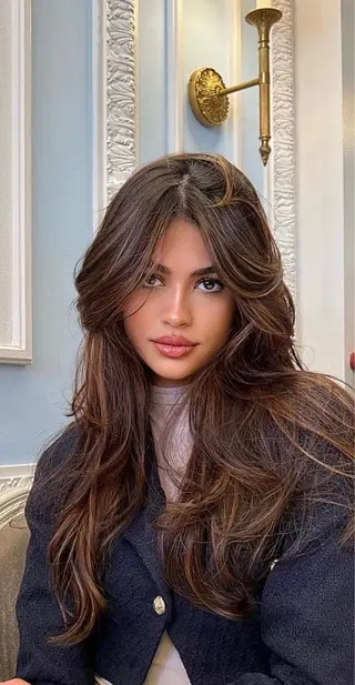 ロング 💖海外girl💖 レイヤー/MEARIのヘアスタイル