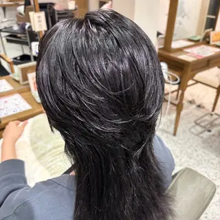 ロング パーマ メンズ 中澤 衿葉のヘアスタイル