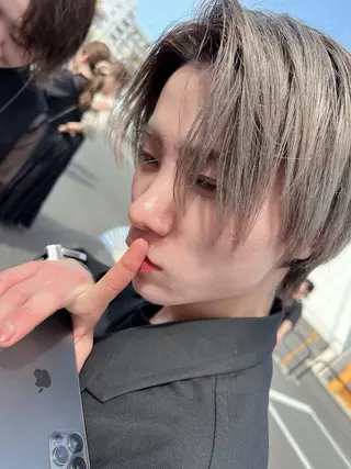 ショート カラー メンズ たかはし まいのヘアスタイル